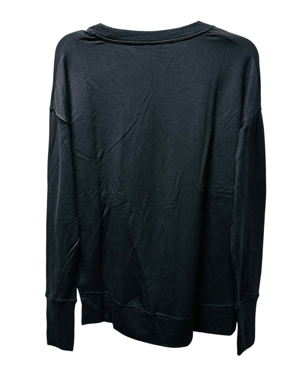 Athleta Coaster Luxe Crewneck Sweatshirt Black Women’s XS NWT Soft Pullover - Picture 3 of 8